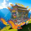 Xe Tang lễ rồng vàng